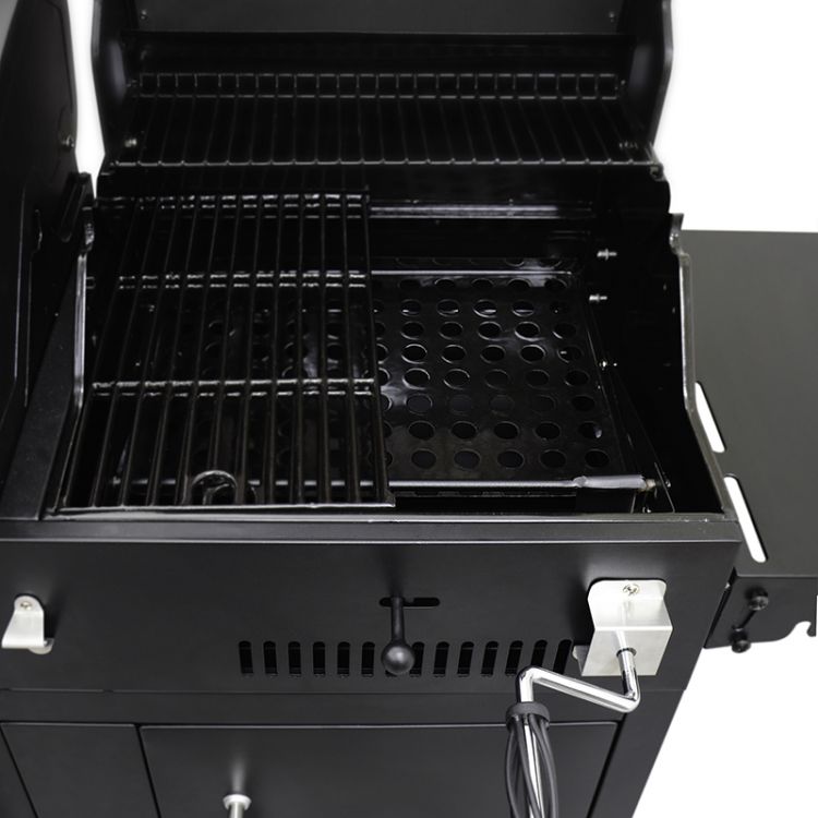 Charcoal tray adjustments - Dyna-Glo Dual Fuel Grill - DGB730SNB-D-KIT