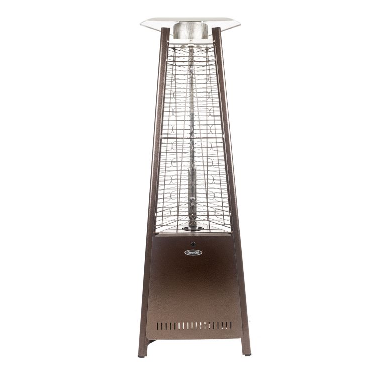 Dyna Glo 42,000 BTU 73" Hammered Bronze Pyramid Flame Patio Heater